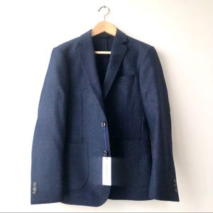 BROOKLYN TAILORS dark blue men’s suit jacket